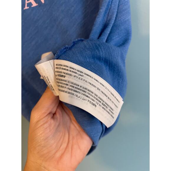 Abercrombie & Fitch 5th Ave Ocean Blue Baby Tee - Picture 4 of 5